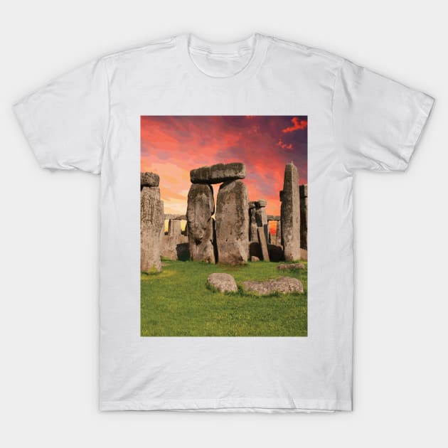 STONEHENGE Pop Art T-Shirt by BruceALMIGHTY Baker